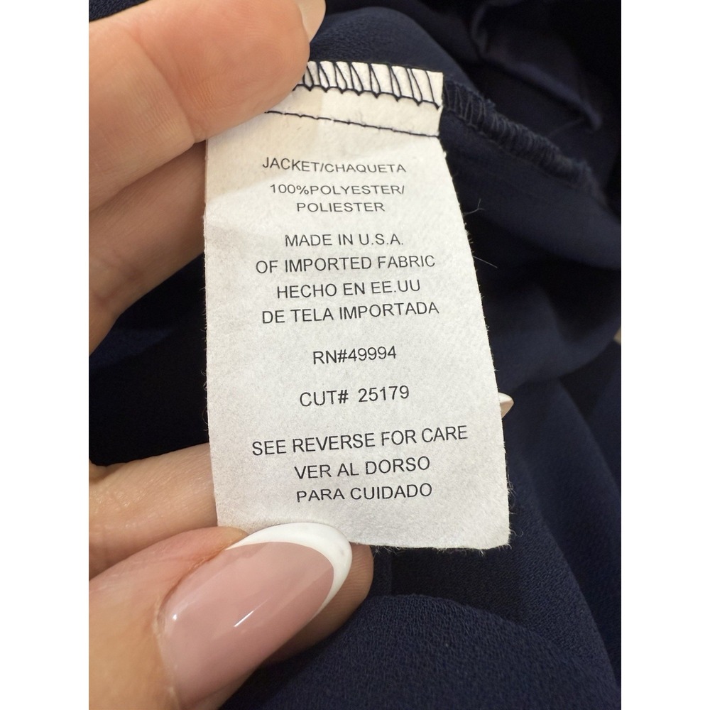 R&M Richards Navy Maxi Dress with Embellishments - Picture 12 of 12